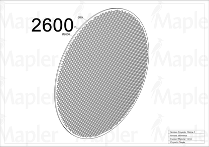 Tablero Mapler Circular
